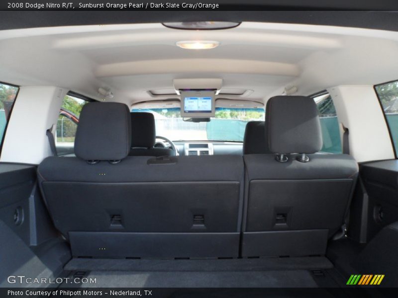 Sunburst Orange Pearl / Dark Slate Gray/Orange 2008 Dodge Nitro R/T