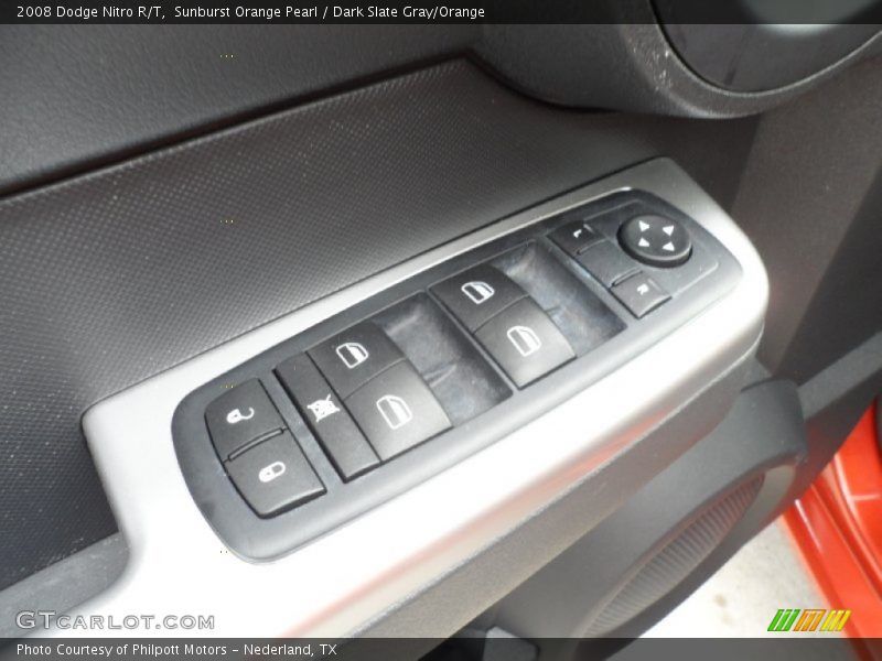 Sunburst Orange Pearl / Dark Slate Gray/Orange 2008 Dodge Nitro R/T