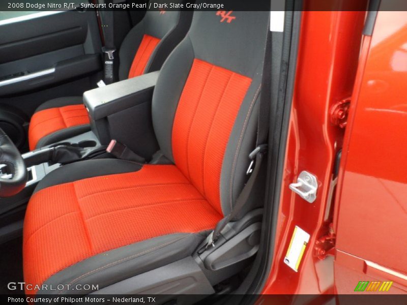  2008 Nitro R/T Dark Slate Gray/Orange Interior