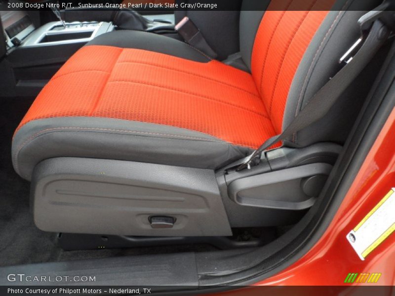  2008 Nitro R/T Dark Slate Gray/Orange Interior
