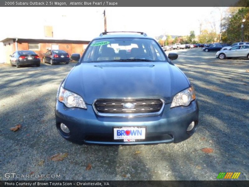 Atlantic Blue Pearl / Taupe 2006 Subaru Outback 2.5i Wagon