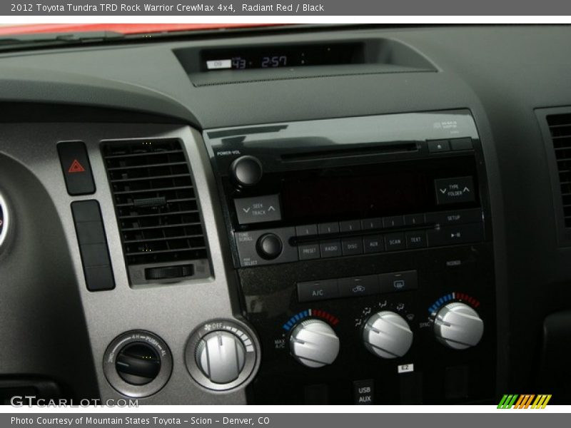 Radiant Red / Black 2012 Toyota Tundra TRD Rock Warrior CrewMax 4x4