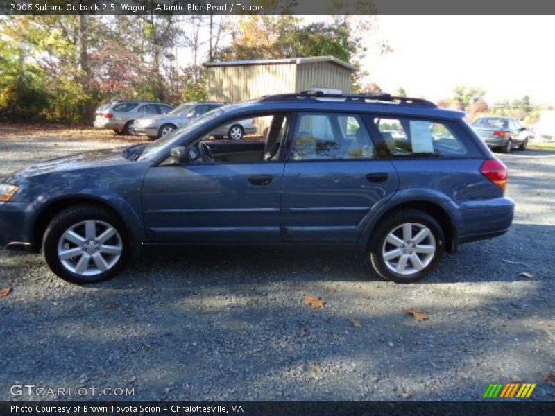 Atlantic Blue Pearl / Taupe 2006 Subaru Outback 2.5i Wagon