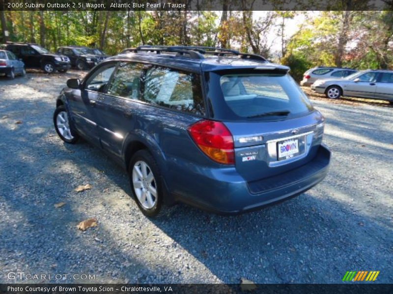 Atlantic Blue Pearl / Taupe 2006 Subaru Outback 2.5i Wagon