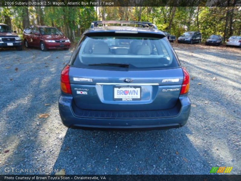 Atlantic Blue Pearl / Taupe 2006 Subaru Outback 2.5i Wagon