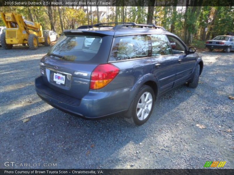 Atlantic Blue Pearl / Taupe 2006 Subaru Outback 2.5i Wagon