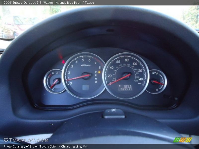 Atlantic Blue Pearl / Taupe 2006 Subaru Outback 2.5i Wagon