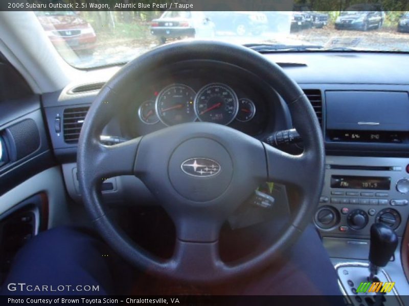 Atlantic Blue Pearl / Taupe 2006 Subaru Outback 2.5i Wagon