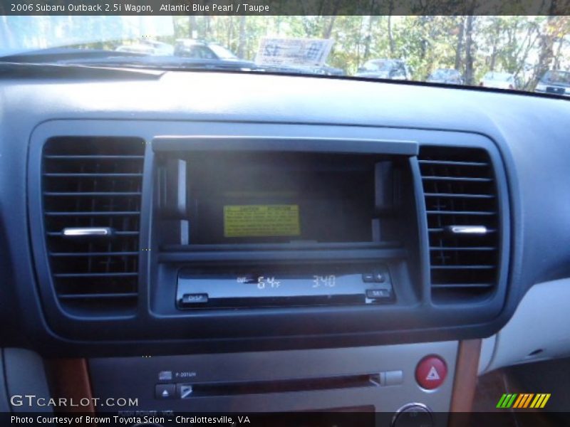 Atlantic Blue Pearl / Taupe 2006 Subaru Outback 2.5i Wagon