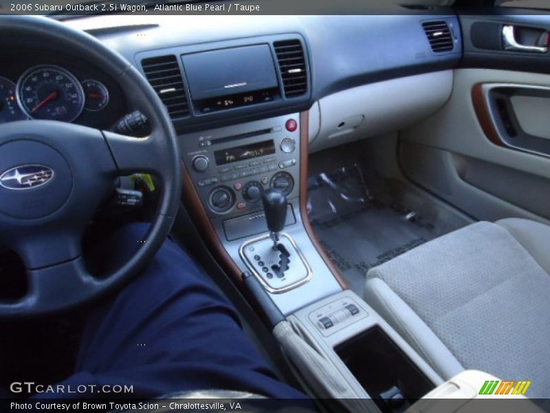 Atlantic Blue Pearl / Taupe 2006 Subaru Outback 2.5i Wagon