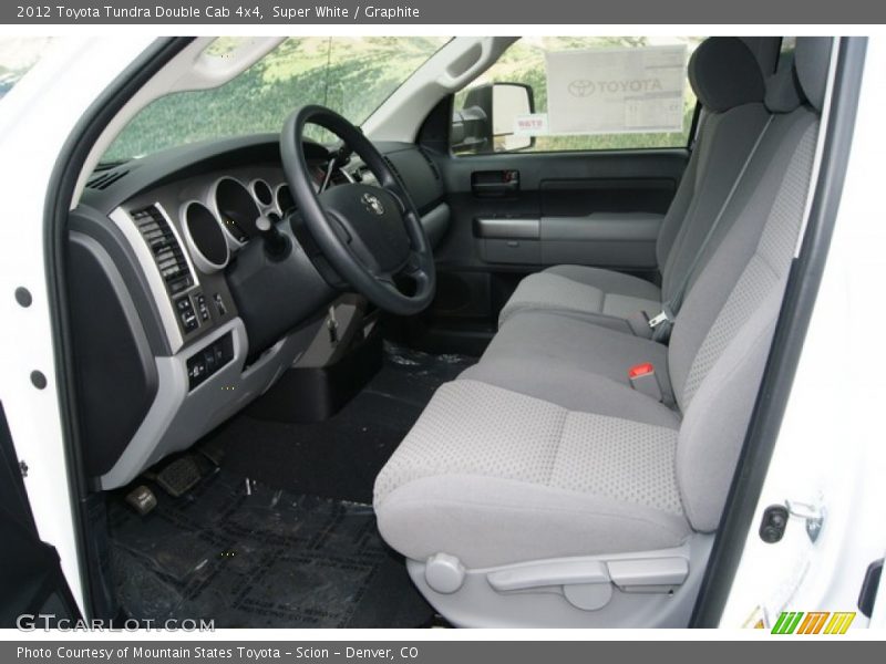  2012 Tundra Double Cab 4x4 Graphite Interior