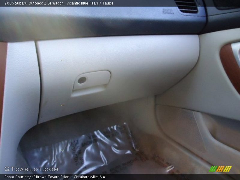 Atlantic Blue Pearl / Taupe 2006 Subaru Outback 2.5i Wagon