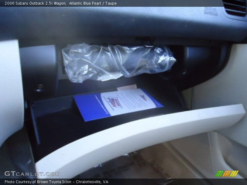 Atlantic Blue Pearl / Taupe 2006 Subaru Outback 2.5i Wagon