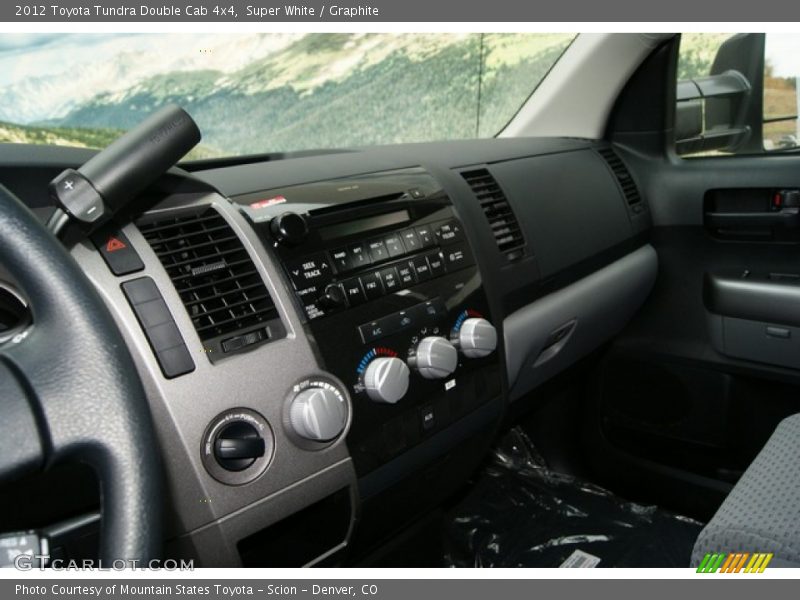 Super White / Graphite 2012 Toyota Tundra Double Cab 4x4