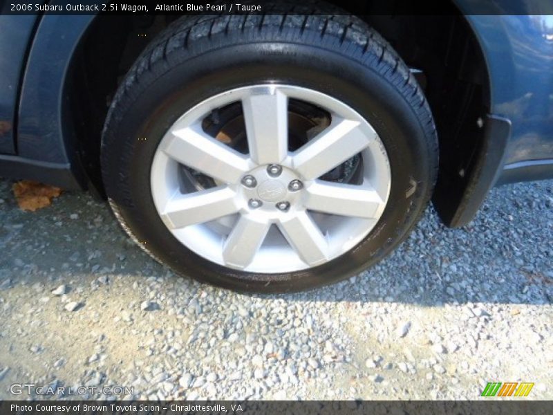 Atlantic Blue Pearl / Taupe 2006 Subaru Outback 2.5i Wagon
