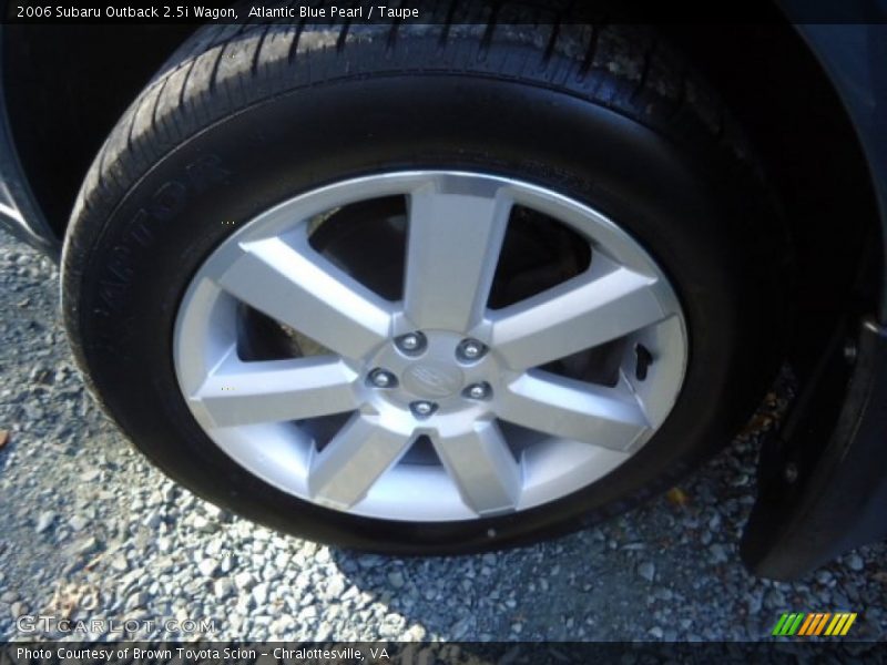 Atlantic Blue Pearl / Taupe 2006 Subaru Outback 2.5i Wagon