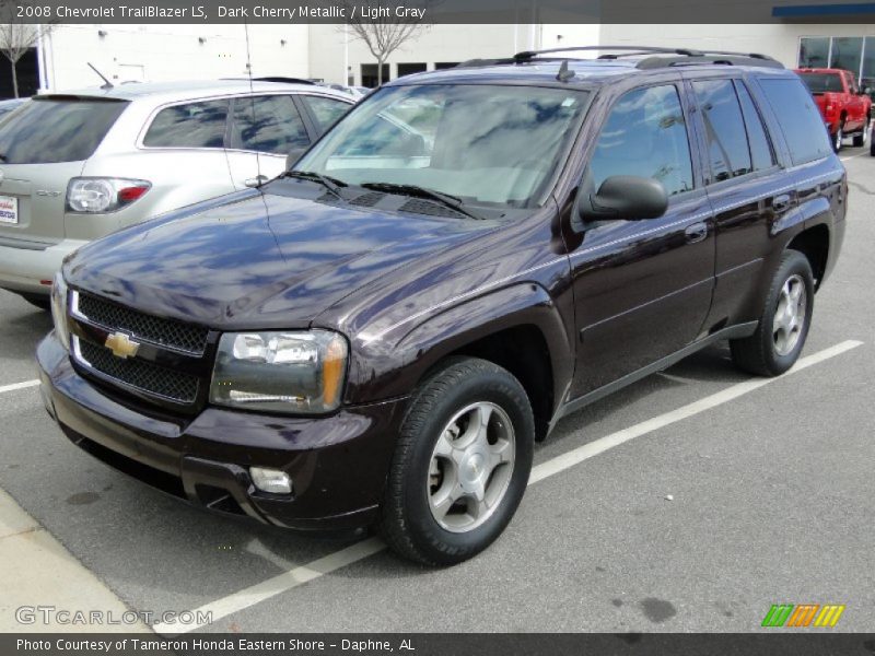 Dark Cherry Metallic / Light Gray 2008 Chevrolet TrailBlazer LS