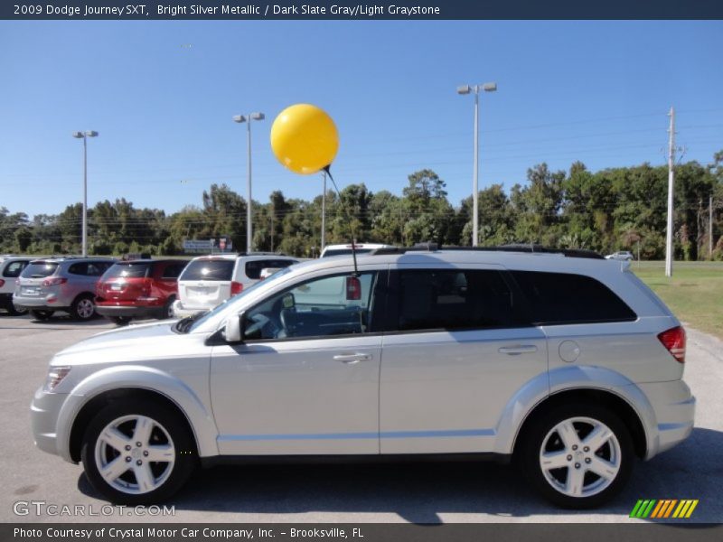 Bright Silver Metallic / Dark Slate Gray/Light Graystone 2009 Dodge Journey SXT