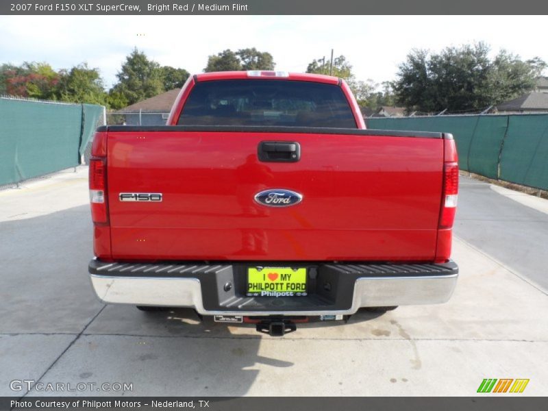 Bright Red / Medium Flint 2007 Ford F150 XLT SuperCrew