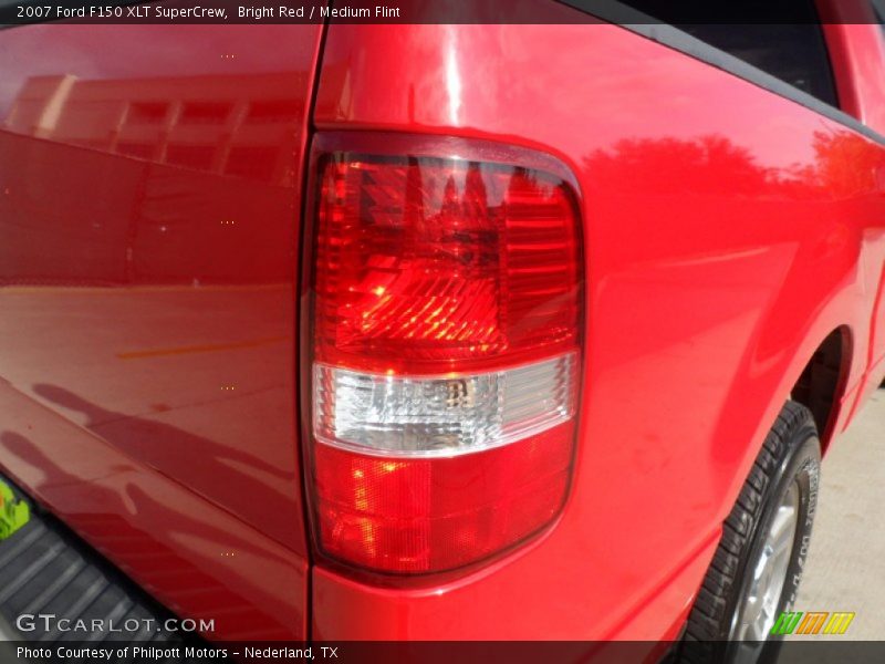 Bright Red / Medium Flint 2007 Ford F150 XLT SuperCrew