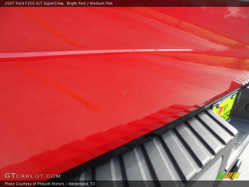 Bright Red / Medium Flint 2007 Ford F150 XLT SuperCrew