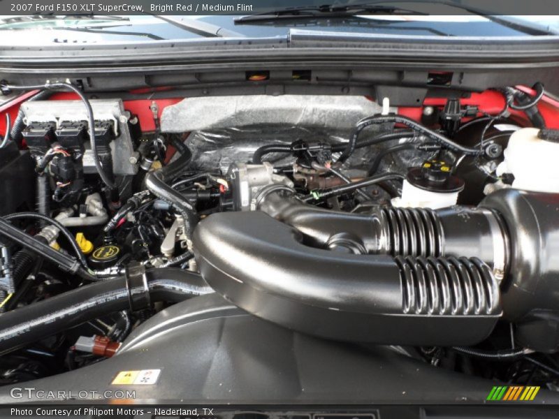 Bright Red / Medium Flint 2007 Ford F150 XLT SuperCrew
