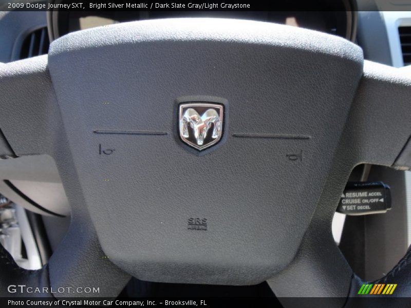 Bright Silver Metallic / Dark Slate Gray/Light Graystone 2009 Dodge Journey SXT