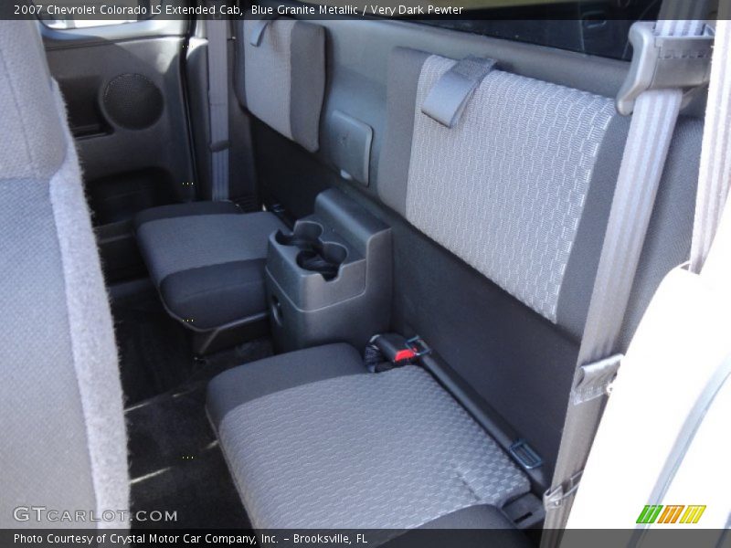 Blue Granite Metallic / Very Dark Pewter 2007 Chevrolet Colorado LS Extended Cab