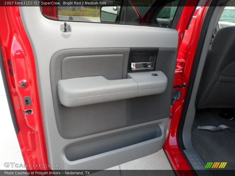 Bright Red / Medium Flint 2007 Ford F150 XLT SuperCrew