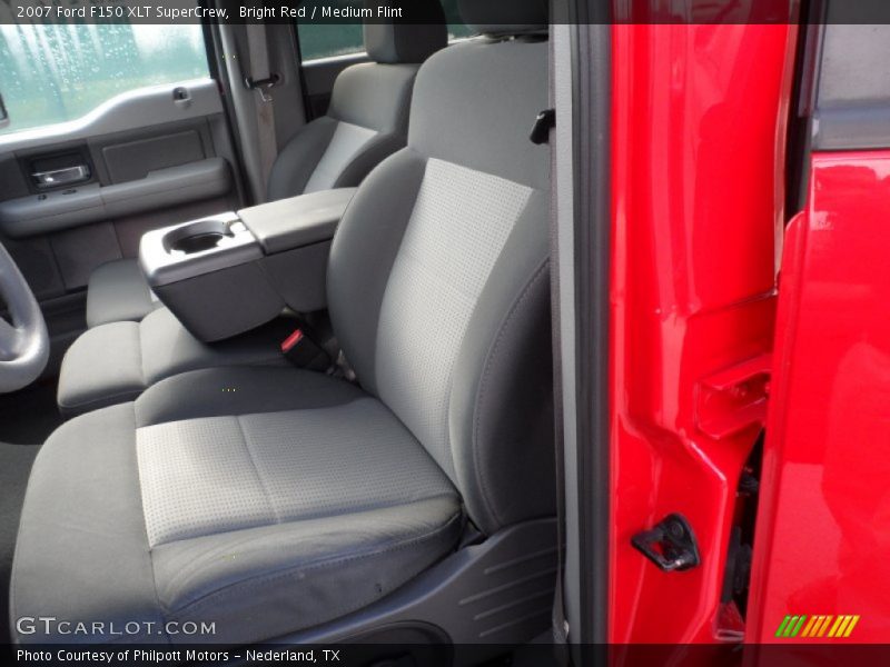 Bright Red / Medium Flint 2007 Ford F150 XLT SuperCrew
