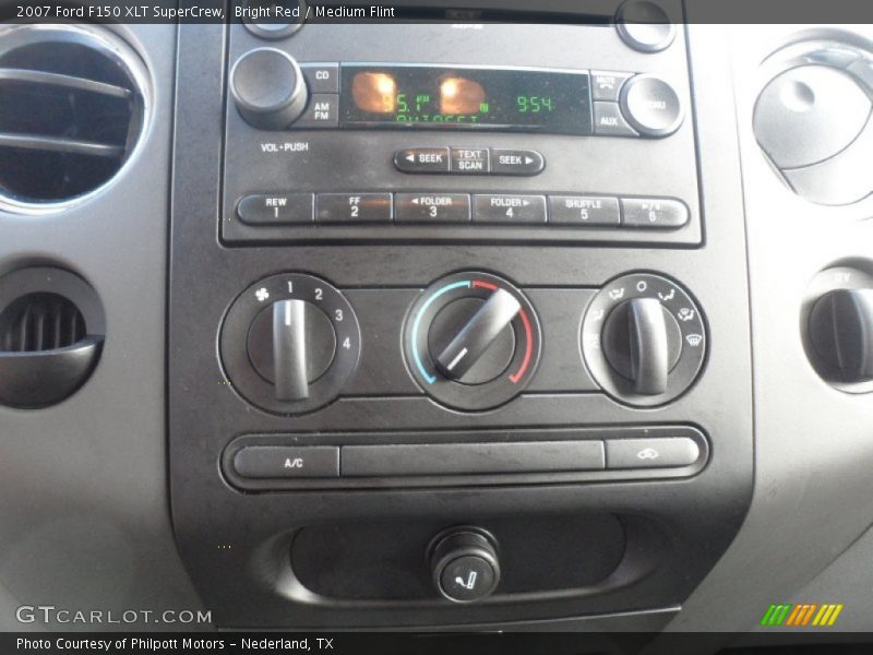 Bright Red / Medium Flint 2007 Ford F150 XLT SuperCrew