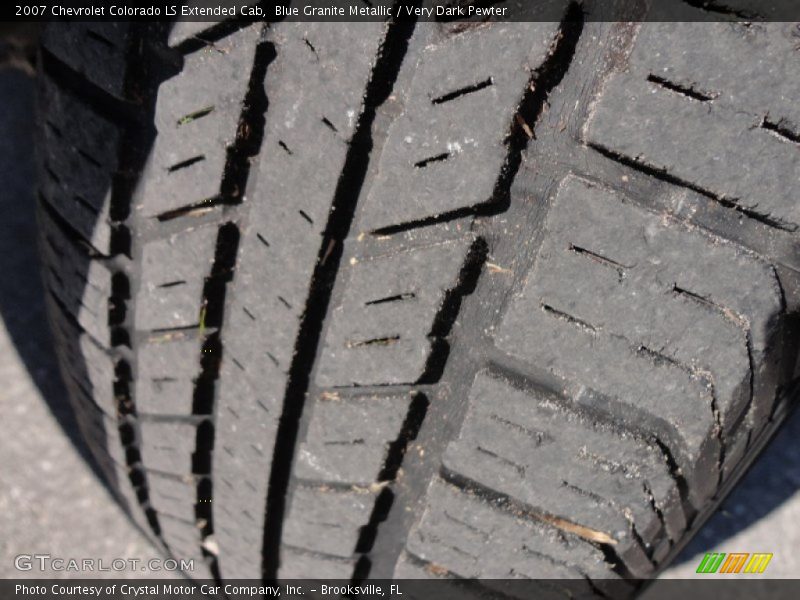 Blue Granite Metallic / Very Dark Pewter 2007 Chevrolet Colorado LS Extended Cab