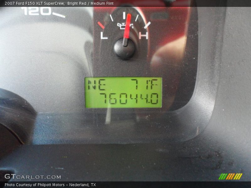 Bright Red / Medium Flint 2007 Ford F150 XLT SuperCrew