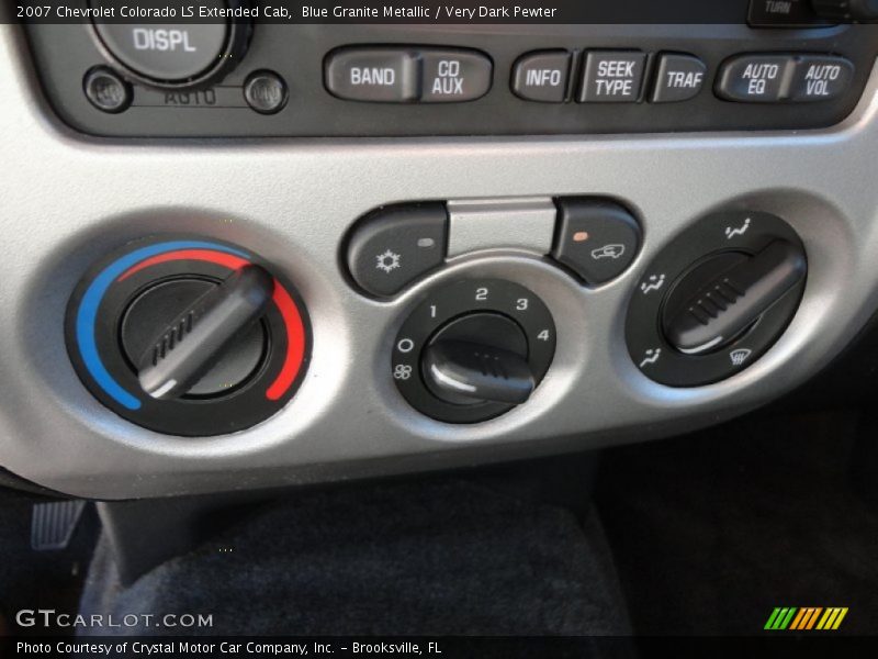 Controls of 2007 Colorado LS Extended Cab