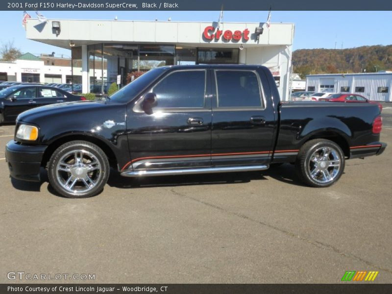 Black / Black 2001 Ford F150 Harley-Davidson SuperCrew