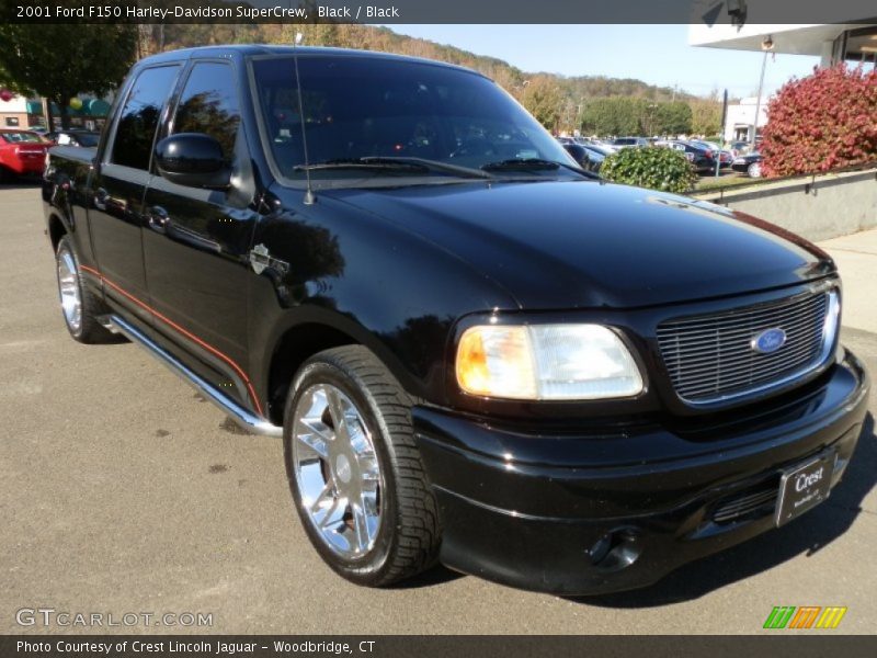 Black / Black 2001 Ford F150 Harley-Davidson SuperCrew