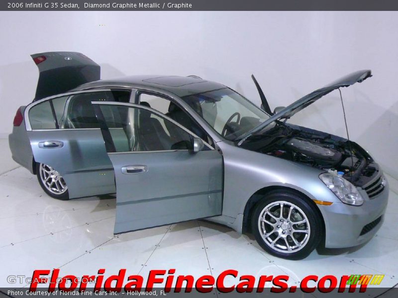 Diamond Graphite Metallic / Graphite 2006 Infiniti G 35 Sedan