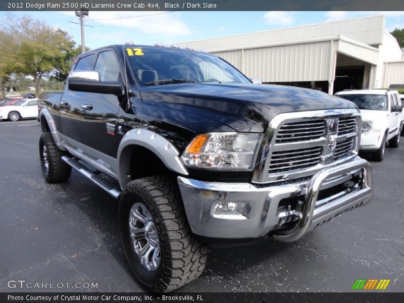 Black / Dark Slate 2012 Dodge Ram 2500 HD Laramie Crew Cab 4x4