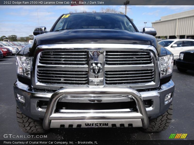 Black / Dark Slate 2012 Dodge Ram 2500 HD Laramie Crew Cab 4x4