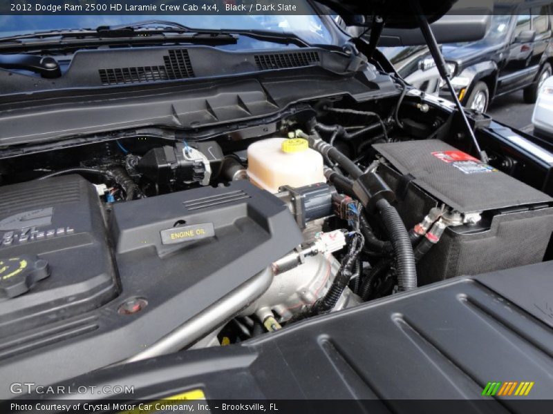 Black / Dark Slate 2012 Dodge Ram 2500 HD Laramie Crew Cab 4x4