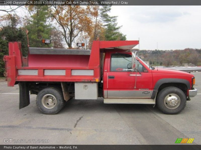  1998 C/K 3500 K3500 Regular Cab 4x4 Dump Truck Victory Red