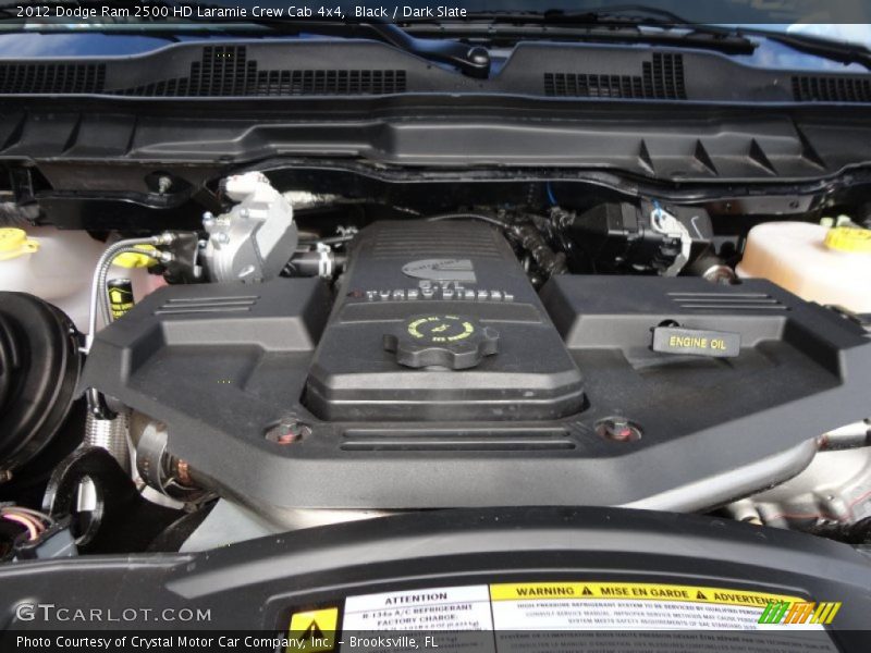 Black / Dark Slate 2012 Dodge Ram 2500 HD Laramie Crew Cab 4x4