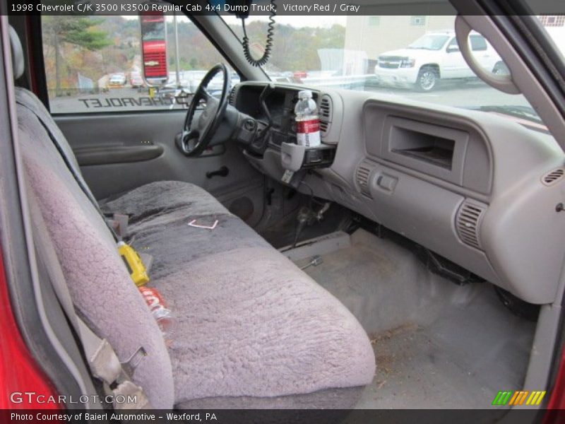  1998 C/K 3500 K3500 Regular Cab 4x4 Dump Truck Gray Interior