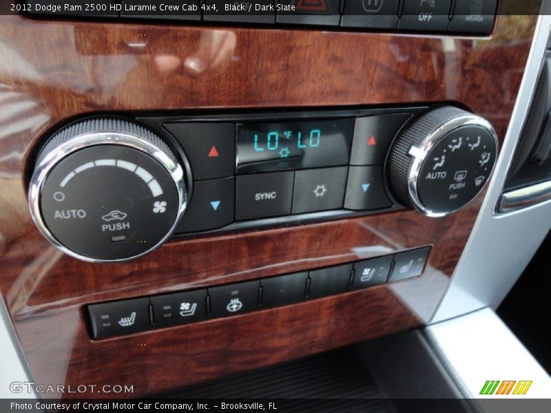 Black / Dark Slate 2012 Dodge Ram 2500 HD Laramie Crew Cab 4x4