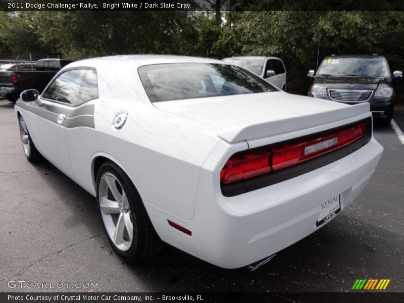 Bright White / Dark Slate Gray 2011 Dodge Challenger Rallye