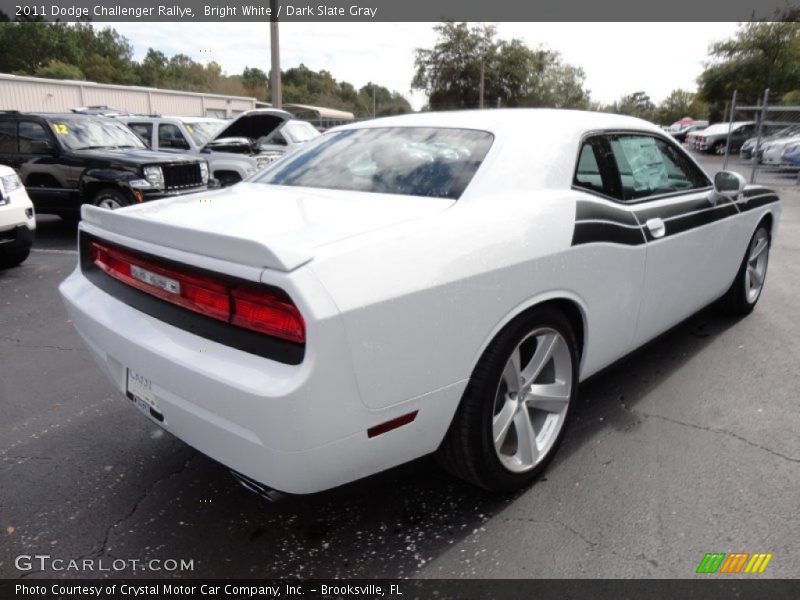 Bright White / Dark Slate Gray 2011 Dodge Challenger Rallye