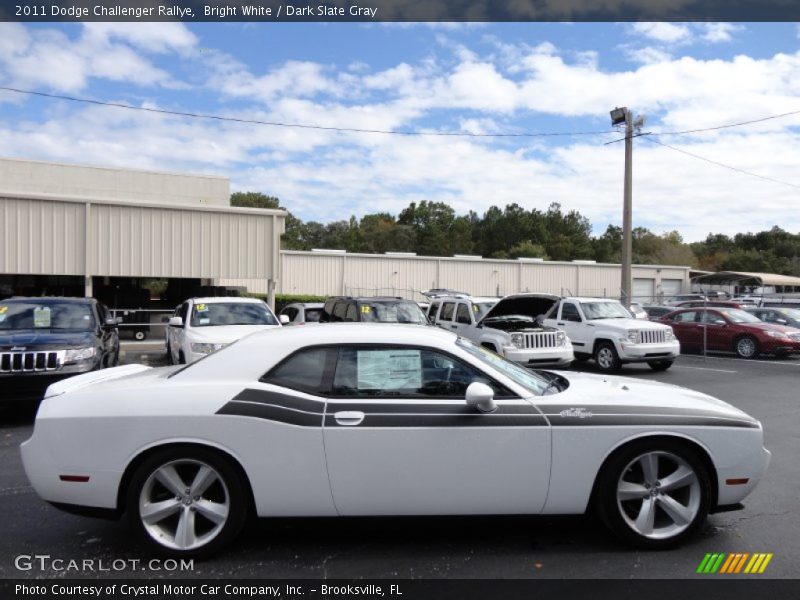 Bright White / Dark Slate Gray 2011 Dodge Challenger Rallye