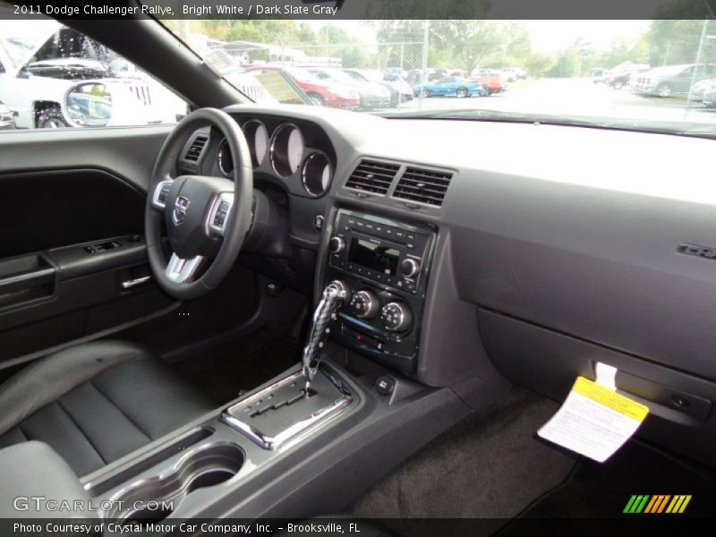 Bright White / Dark Slate Gray 2011 Dodge Challenger Rallye