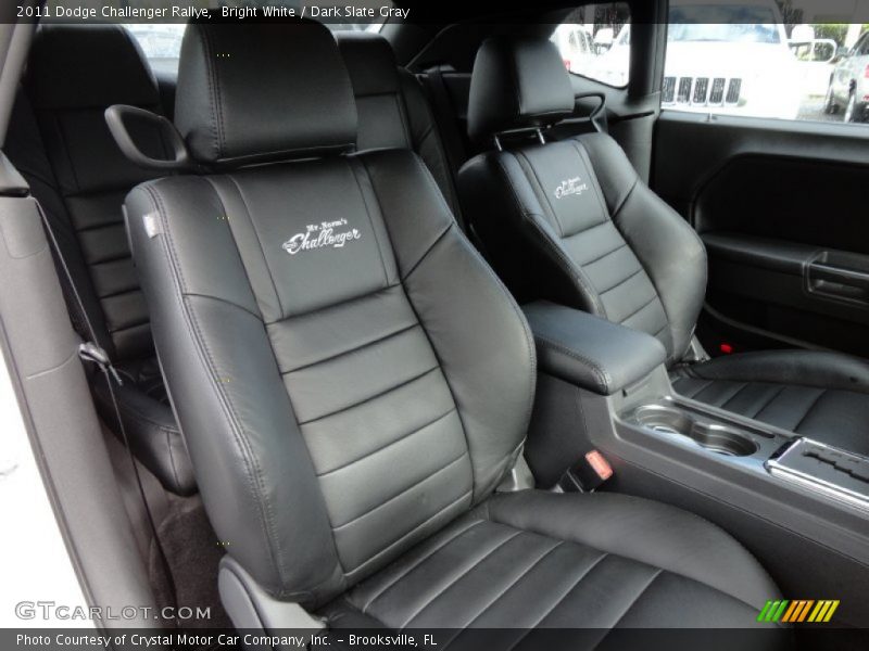 Bright White / Dark Slate Gray 2011 Dodge Challenger Rallye