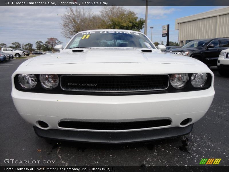 Bright White / Dark Slate Gray 2011 Dodge Challenger Rallye
